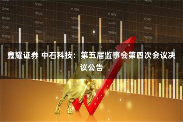 鑫耀证券 中石科技：第五届监事会第四次会议决议公告